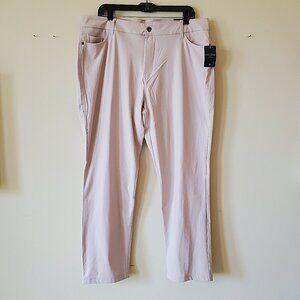 Marc Asher Sand Women's Classic Fit Stretch Casual Pants SZ 36